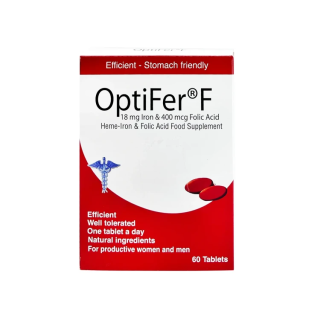OPTIFER F Iron & Folic Acid Supplement - 60 Tablets