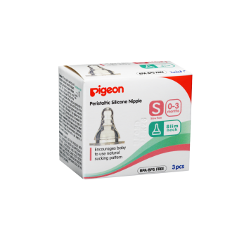 PIGEON S TYPE NIPLES S.S 3PCS BLISTER