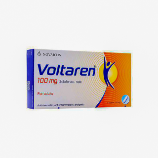 Voltaren 100mg Dicoflenac Suppositories