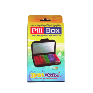 QWIK DOZE TRAVEL CASE PILL BOX