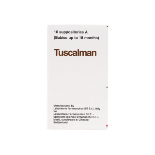 Tuscalman A Babies 10 Suppositories