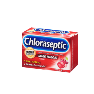 CHLORASEPTIC CHERRY 18LOZ