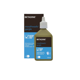 BETADINE GARGLE MOUTH WASH 125ML