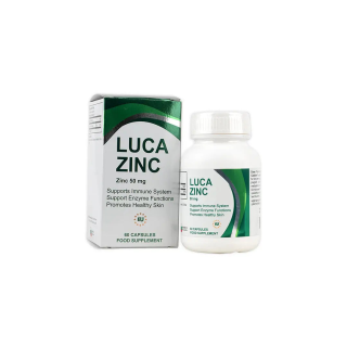 LUCA ZINC 50MG 60 CAPSULES