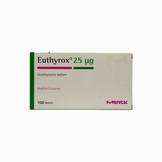 EUTHYROX 25MCG 100 TAB