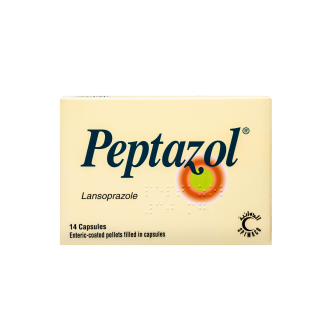 PEPTAZOL 30MG CAP 14S