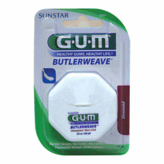 GUM BUTLER WEAVE UNWAXED FLOSS 1055