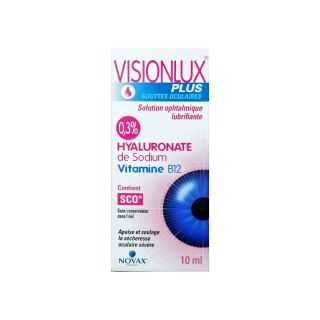 VISIONLUX PLUS EYE DROPS 10ML 1306