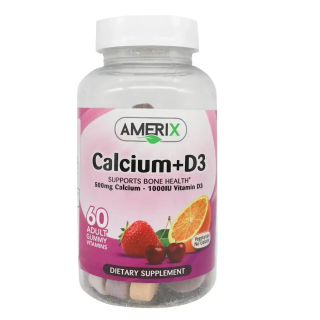 AMERIX GUMMY CALCIUM500+VIT D3 60S