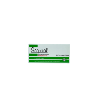 Scopinal 10mg Hyoscine-N-butylbromide 20 Tablets.