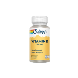 SOLARAY VIT K 100MCG 100 TAB