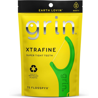 GRIN RECYCLED FLOSS PIC 75 PCS