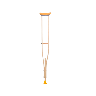 WOODEN AXILLARY CRUTCHES FOR ADULTS & CHILDREN (3SPR)