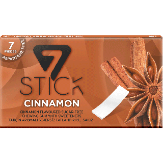 7 STICK CINNAMON GUM SUGAR FREE