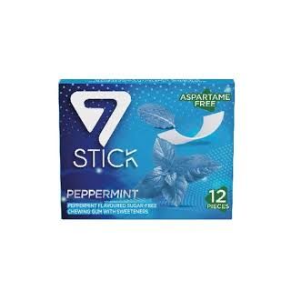 7 Stick Peppermint Sugar Free Chewing Gum 12 pieces