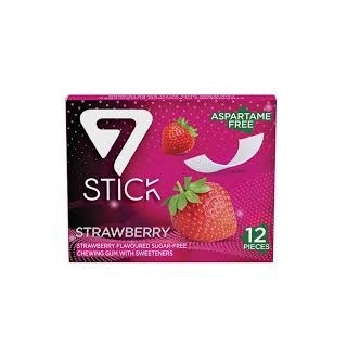 7 STICK STRAWBERRY GUM SUGAR FREE