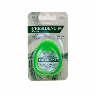 PRESIDENT CLASSIC NYLON DENTAL FLOSS 100ML