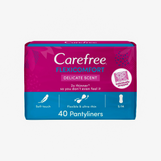 CAREFREE FLEXICOMFORT DELICATE SCENT 40 PANTS