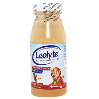 Leolyte Apple Flavor Oral Maintenance Solution for Rehydration 237ml
