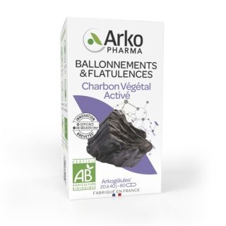 ARKOCAPS VEGATABLE CHARCOAL 40 CAPS
