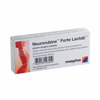 NEURORUBINE FORTE LACTABLET 20 S