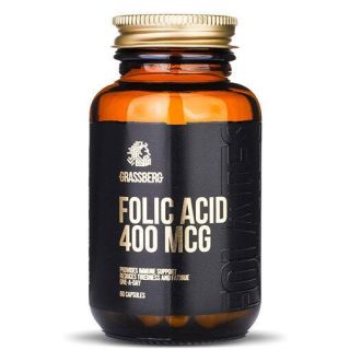 GRASSBERG FOLIC ACID 400 MG 60 CAP