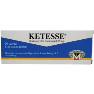 KETESSE 25 MG 20 TAB