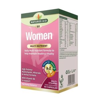 NATURES AID WOMEN DAILY MULTI NUTRIENT 60CAPS