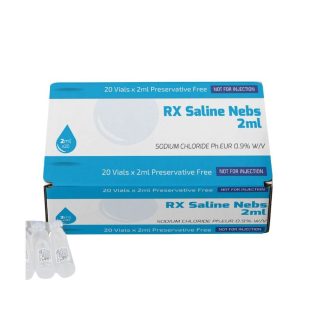 RX SALINE NEBS 20 VIALS 2ML