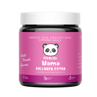 Fit4Life Mama Collagen Extra - 60 Gummies for Vibrant Skin, Hair, and Nails