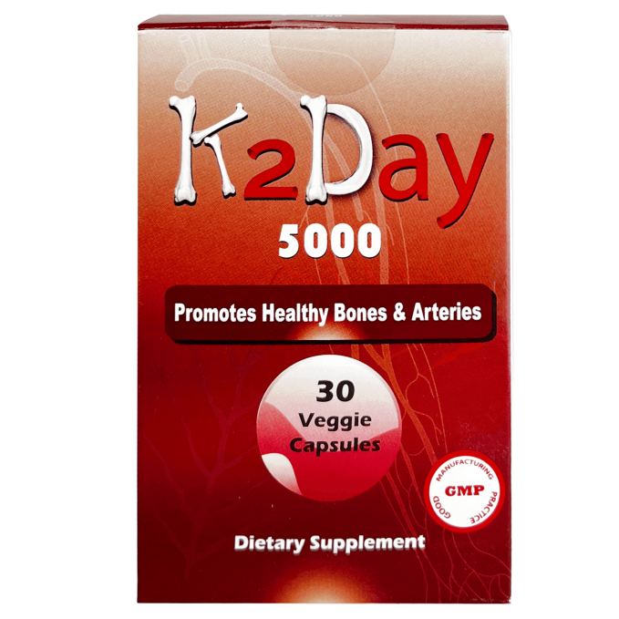 K2Day 5000 IU 30 Veggie Capsules