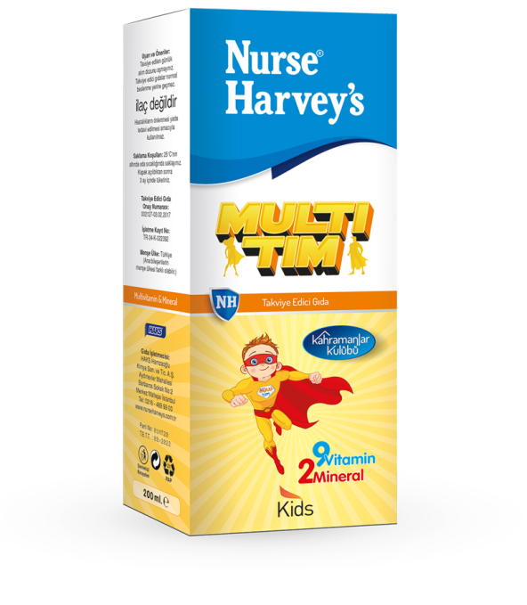 NURSE HARVEY'S MULTI TIM SYRUP FOF KIDS 200ML