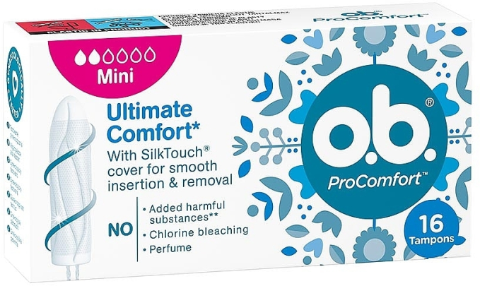 O.B TAMPONS MINI 16'S