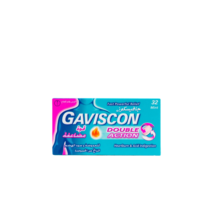 GAVISCON DOUBLE ACTION CHEWABLE 32 TAB