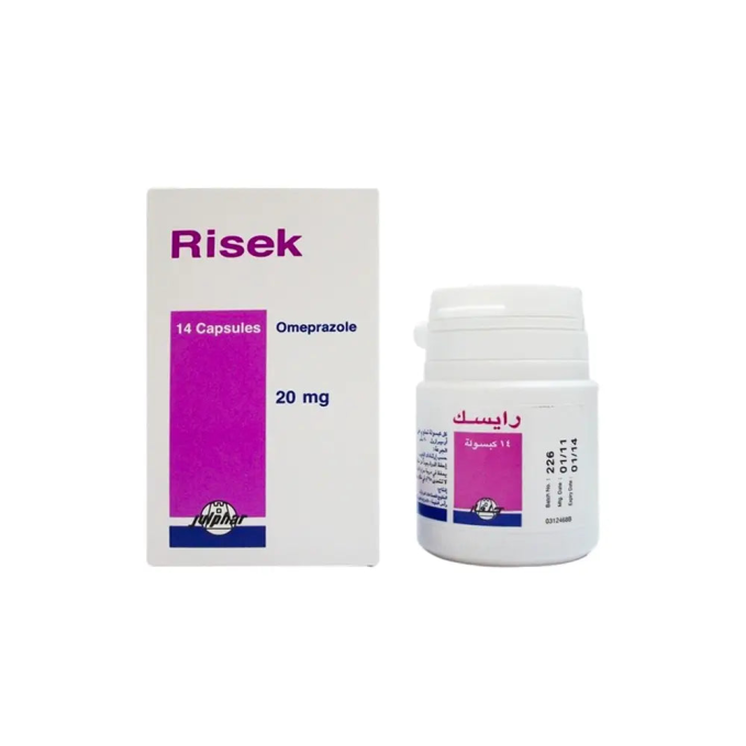 RISEK 20 MG 14 CAPS