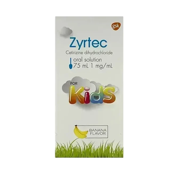ZYRTEC 1MG/ML SOLUTION 75ML
