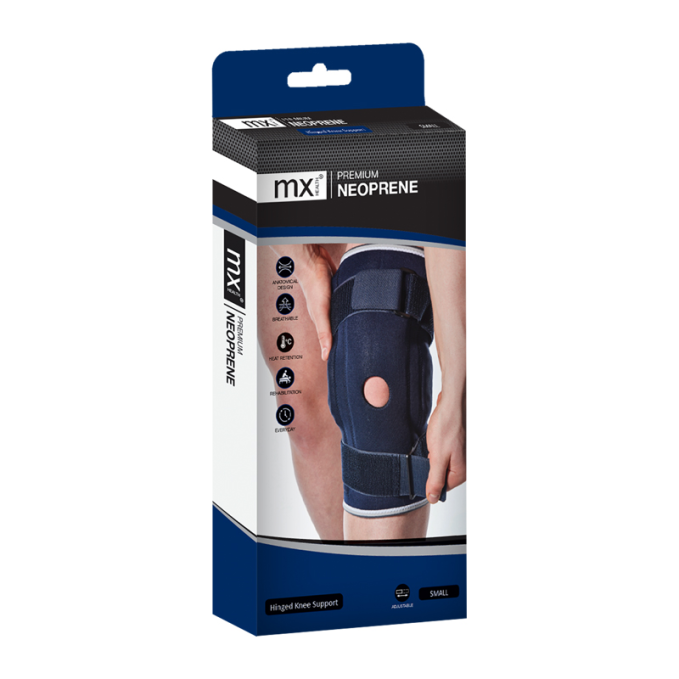 MX HINGED KNEE SUPP.(L)