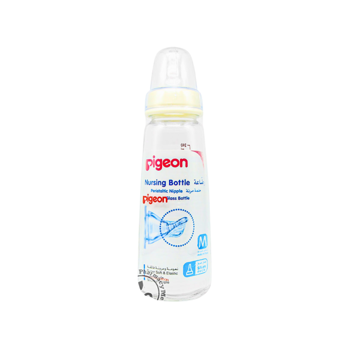 PIGEON GLASS NURSER K-8 240ML