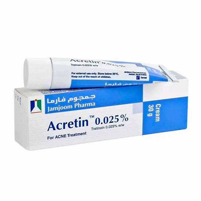 ACRETIN CREAM 0.025% 30 G
