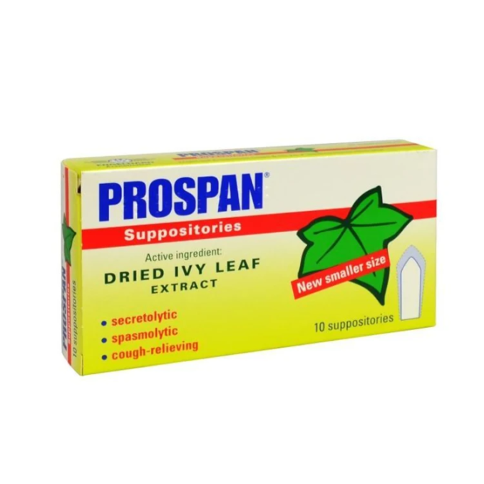 Prospan Dried Ivy Leaf Extract 10 Suppositories