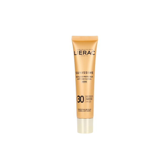 Lierac Sunissime Protective BB Fluid SPF 30 - Global Anti-Aging Tinted Sunscreen (Golden Shade)