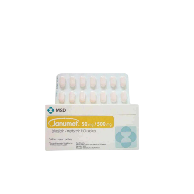 JANUMET TAB 50/500MG 56 S