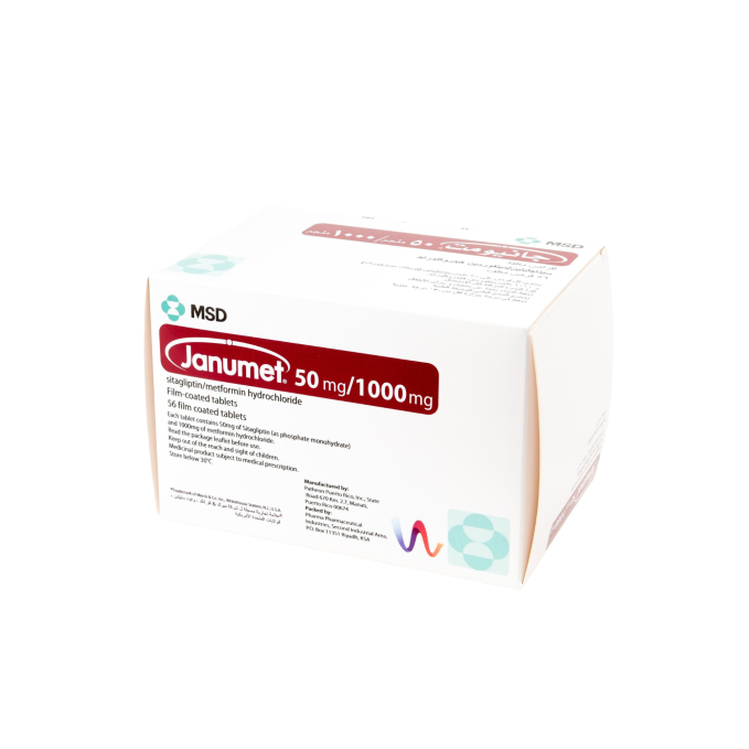 JANUMET TAB 50MG/1000MG 56 S