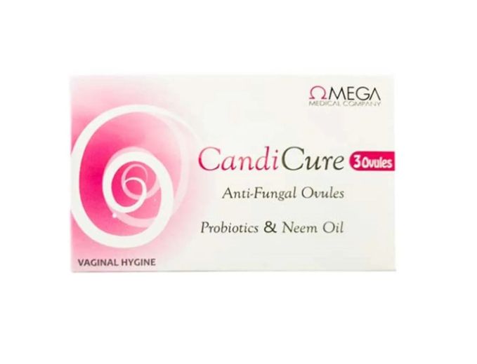 CandiCure Anti-Fungal Ovules Probiotics & Neem Oil 3 Ovules
