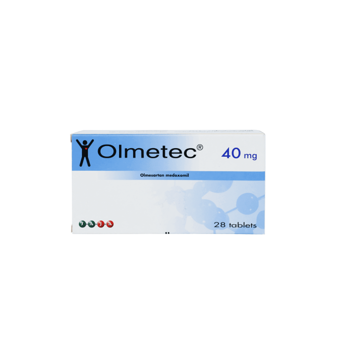 OLMETEC TABLET 40 MG 28 S