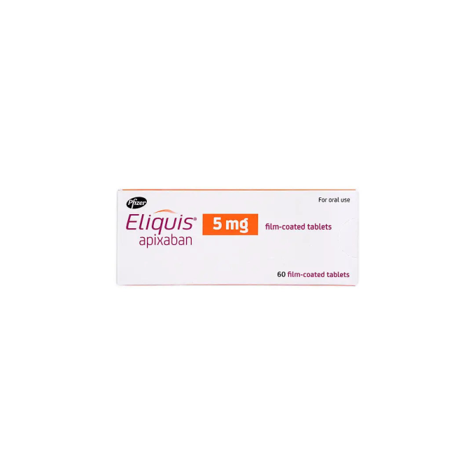 Eliquis 5mg Apixaban Anticoagulant 60 TAB