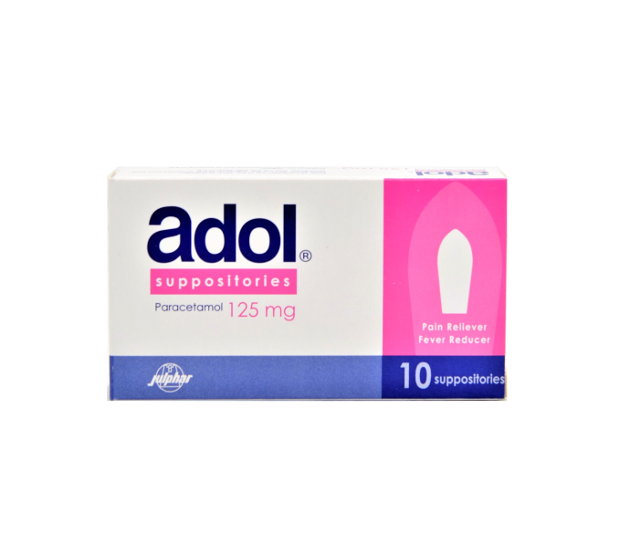 ADOL 125 MG 10 SUPP.