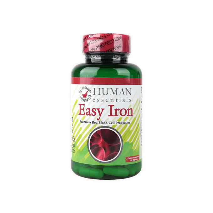 HUMAN ESSENTIALS EASY IRON 100 CAPS