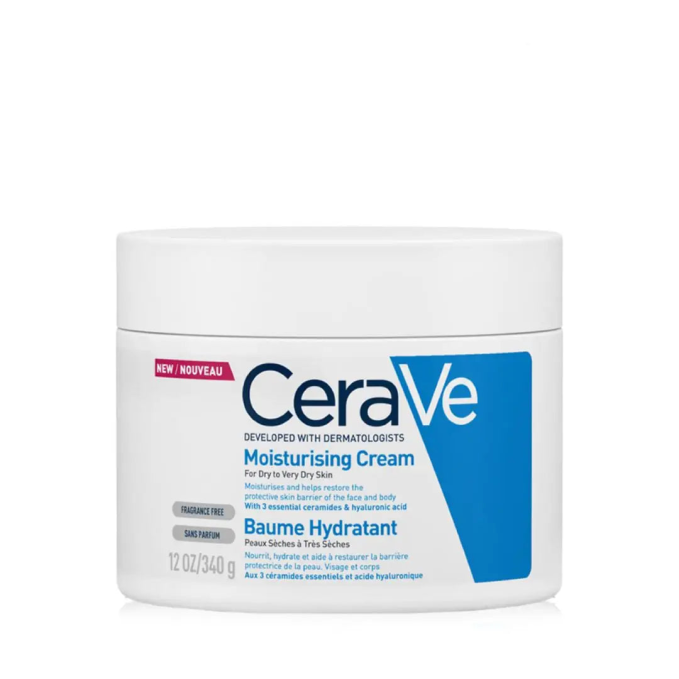 CeraVe Moisturising Cream for Dry to Very Dry Skin 340g