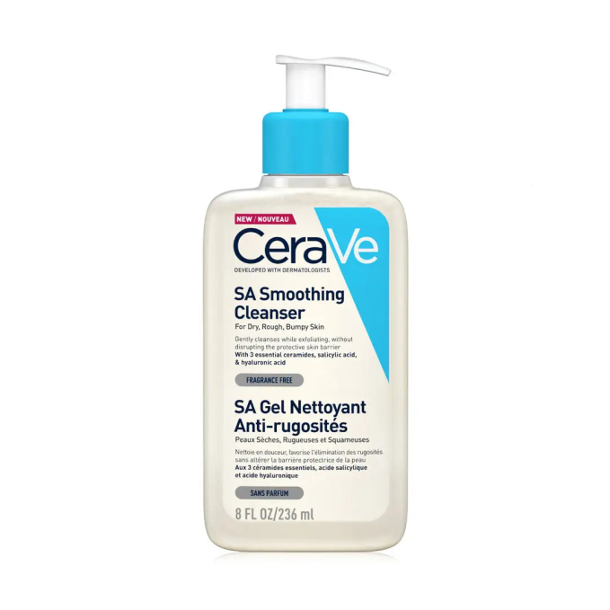 CeraVe SA Smoothing Cleanser for Dry, Rough, and Bumpy Skin 236ml